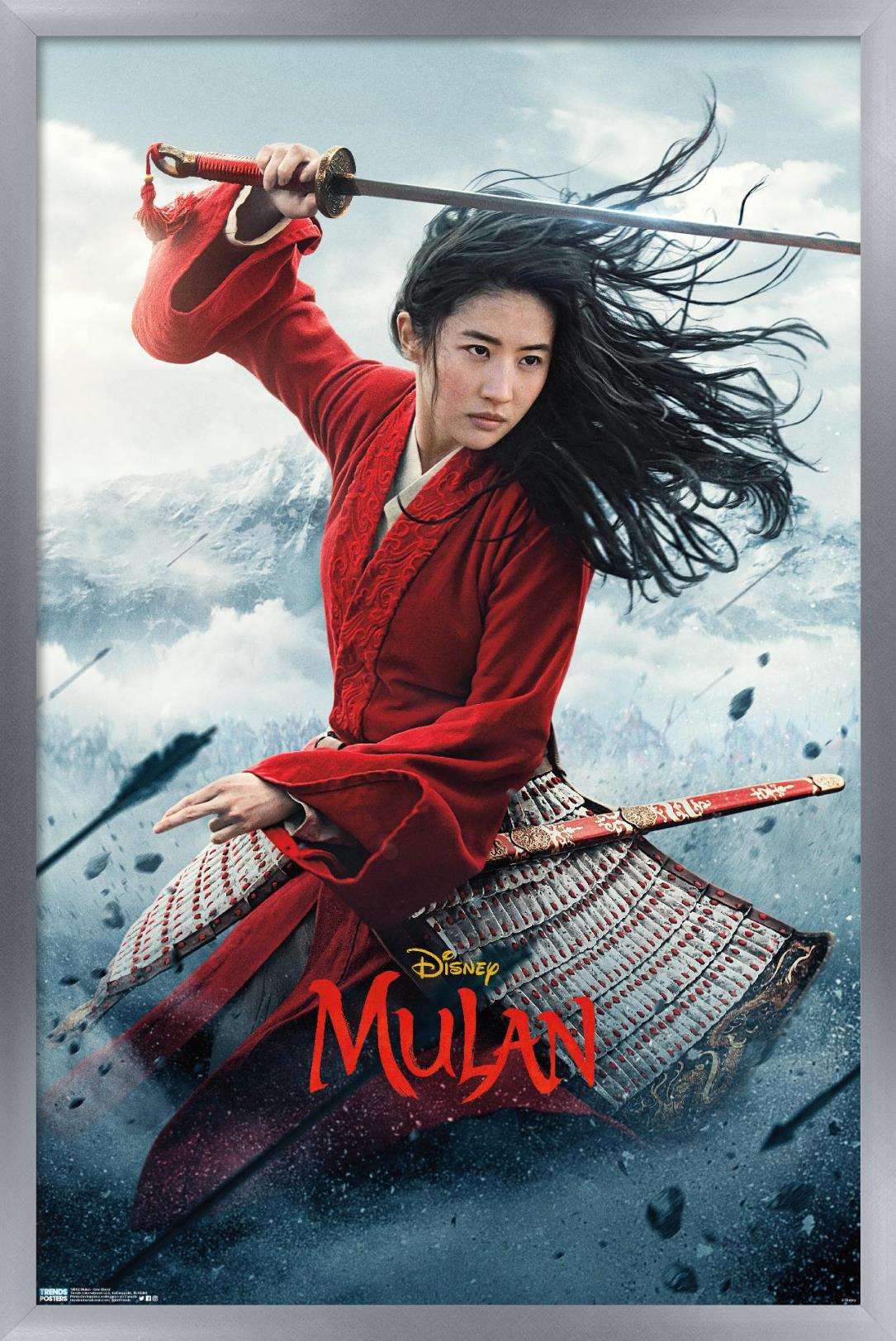 Disney Mulan - One Sheet Wall Poster, 22.375" x 34", Framed