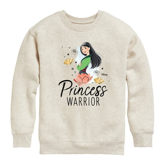 Disney - Mulan Princess Warrior - Toddler & Youth Crewneck Fleece Sweatshirt