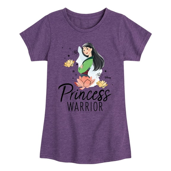Disney - Mulan Princess Warrior  - Toddler & Youth Girls Short Sleeve Graphic T-Shirt