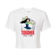 thumbnail image 1 of Disney Mulan - Tougher Than I Look - Juniors Cropped Cotton Blend T-Shirt, 1 of 5