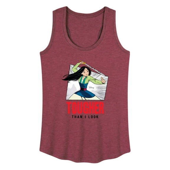 Disney Mulan - Tougher Than I Look - Women's Racerback Tank Top