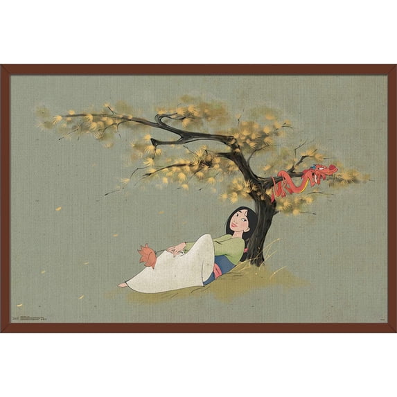 Disney Mulan - Tree Wall Poster, 22.375" x 34", Framed