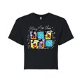 thumbnail image 1 of Disney - Multi - Juniors Cropped Cotton Blend T-Shirt, 1 of 5