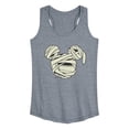thumbnail image 1 of Disney - Mummy Mickey Head - Women's Racerback Graphic Tank, 1 of 3