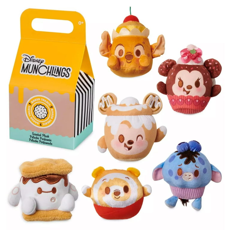 Disney Scented Munchlings Bundle of 6 (INCLUDES Mystery shops Character)