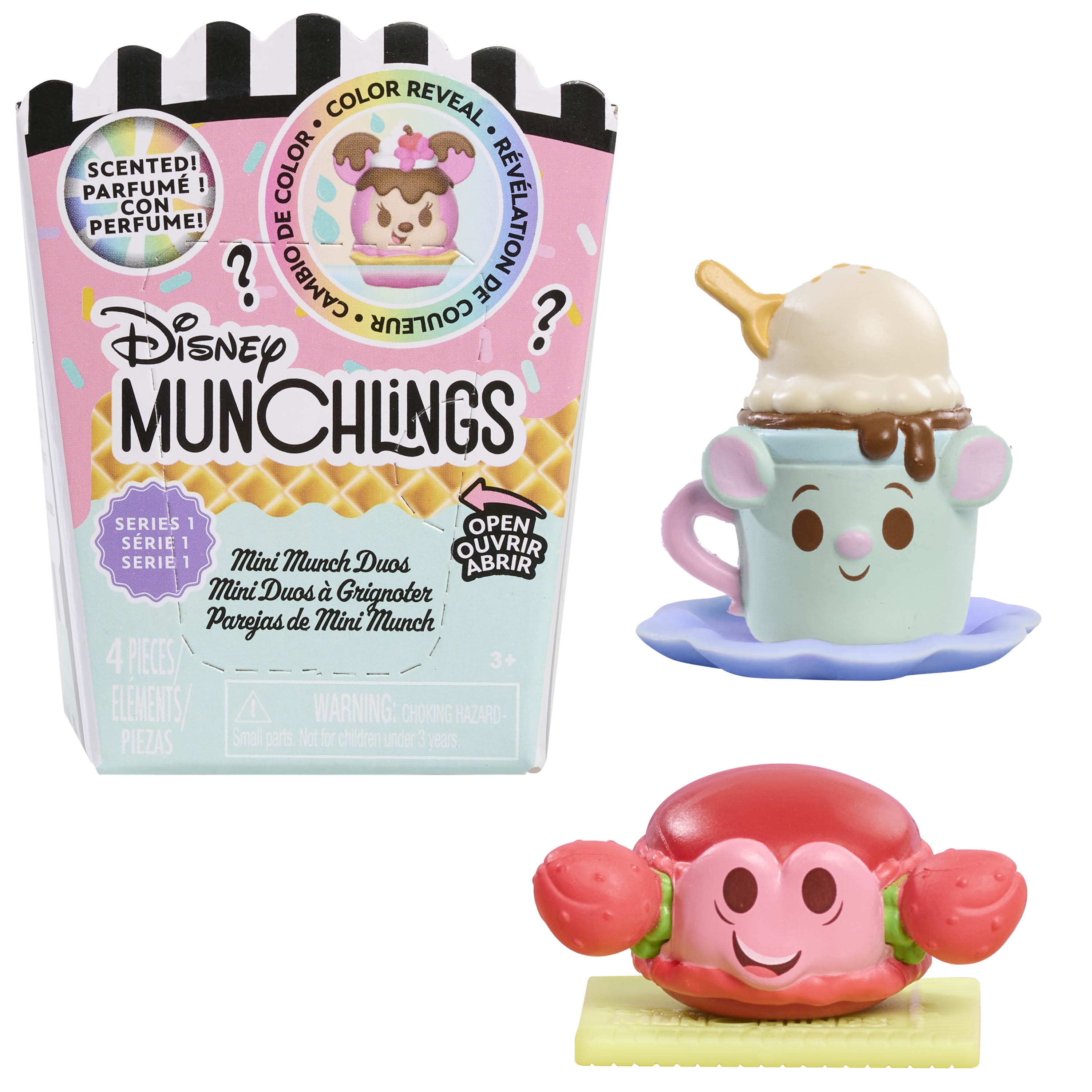 Disney Munchlings Mini Munch Displays, 7-piece Figure Set