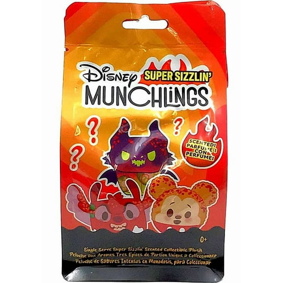 Disney Munchlings Super Sizzlin' Mystery Plush Pack (1 RANDOM Scented Character)
