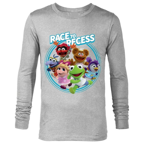 Disney Muppet Babies Race to Recess - Long Sleeve T-Shirt for Men -Customized-Athletic Heather