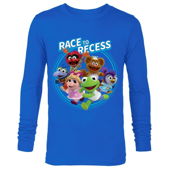 Disney Muppet Babies Race to Recess - Long Sleeve T-Shirt for Men -Customized-Royal