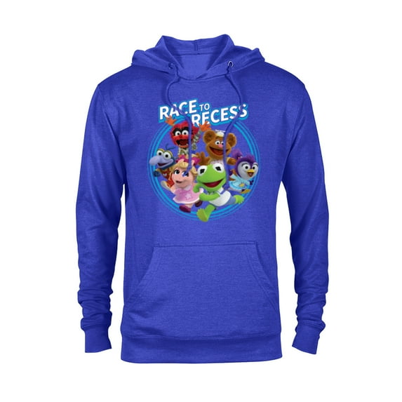 Disney Muppet Babies Race to Recess - Pullover Hoodie for Adults -Customized-Royal Heather