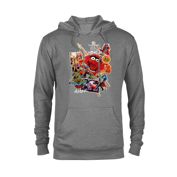 Disney Muppets Animal Dr. Teeth and the Electric Mayhem - Pullover Hoodie for Adults- Customized-Graphite Heather