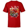 thumbnail image 1 of Disney Muppets Animal Dr. Teeth and the Electric Mayhem  - Short Sleeve T-Shirt for Kids- Customized-Red, 1 of 5