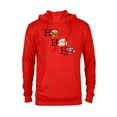 thumbnail image 1 of Disney Muppets Kermit Miss Piggy and Animal Holiday - Pullover Hoodie for Adults -Customized-Red Heather, 1 of 5