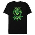 thumbnail image 1 of Disney Muppets Kermit the Frog in Clovers St Patrick’s Day - Short Sleeve Blended T-Shirt for Adults - Customized-Black, 1 of 5
