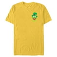 thumbnail image 1 of Disney Muppets Kermit the Frog in Top Hat St Patrick’s Day - Short Sleeve Blended T-Shirt for Adults - Customized-Yellow, 1 of 5