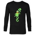 thumbnail image 1 of Disney Muppets Kermit the Frog with Top Hat St Patrick’s Day - Long Sleeve T-Shirt for Men - Customized-Black, 1 of 5