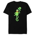 thumbnail image 1 of Disney Muppets Kermit the Frog with Top Hat St Patrick’s Day - Short Sleeve Blended T-Shirt for Adults - Customized-Black, 1 of 5