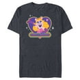 thumbnail image 1 of Disney Muppets Pride Miss Piggy Fierce & Fabulous Rainbow - Short Sleeve Blended T-Shirt for Adults - Customized-Navy Heather, 1 of 5