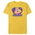 thumbnail image 1 of Disney Muppets Pride Miss Piggy Fierce & Fabulous Rainbow - Short Sleeve Blended T-Shirt for Adults - Customized-Yellow, 1 of 5