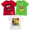 thumbnail image 1 of Disney Muppets Rowlf the Dog Kermit Frog Gonzo Toddler Boys 3 Pack T-Shirts Infant to Toddler, 1 of 5