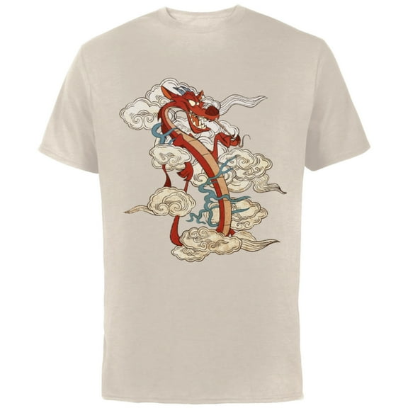 Disney Mushu T-Shirt - Short Sleeve Cotton T-Shirt for Adults - Customized-Putty