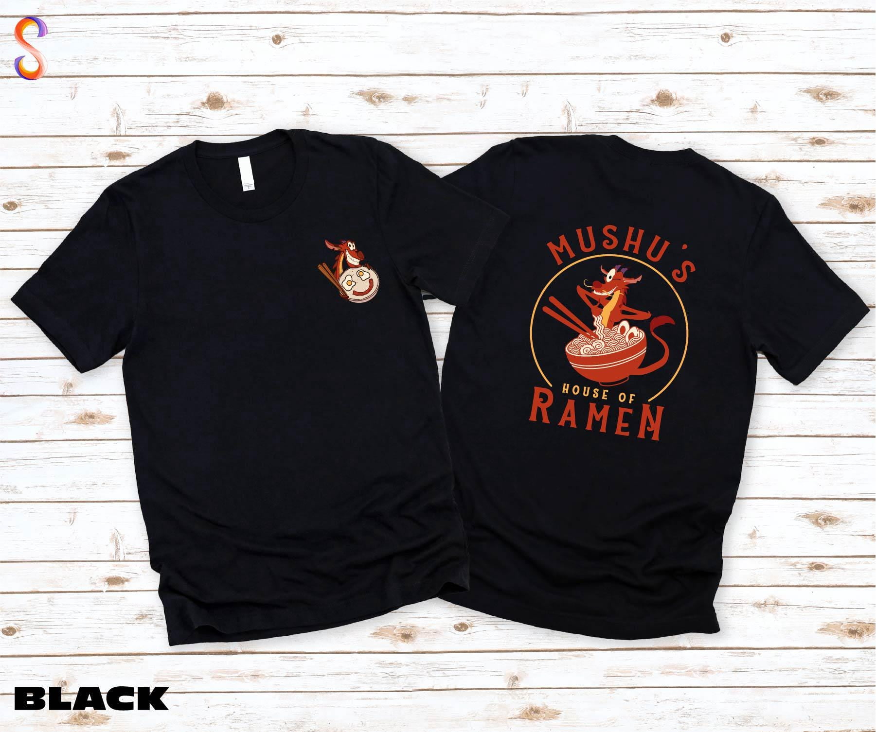 Disney Mushu's House Of Ramen Shirt, Mulan Mushu Dragon T-Shirt, Walt ...