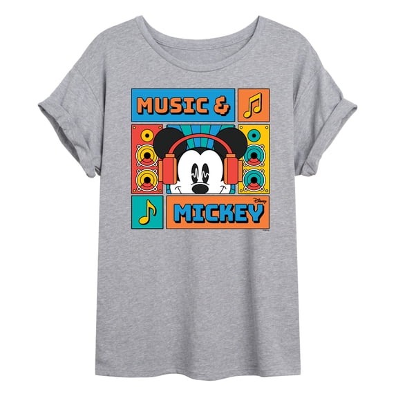 Disney - Music And Mickey Relaxed Fit T-Shirt
