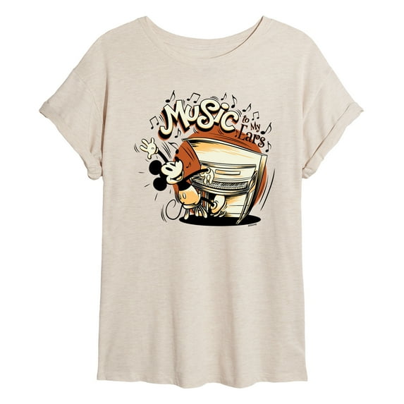 Disney - Music To My Ears - Juniors Ideal T-Shirt