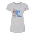 thumbnail image 1 of Disney - Muted Eeyore - Juniors Fitted Graphic T-Shirt, 1 of 4