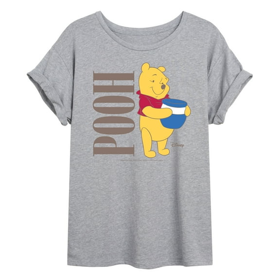 Disney - Muted Pooh - Juniors Ideal Flowy Muscle T-Shirt