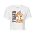 thumbnail image 1 of Disney - Muted Tigger - Juniors Cropped Cotton Blend T-Shirt, 1 of 4