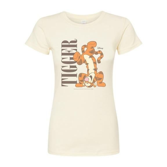 Disney - Muted Tigger - Juniors Fitted Graphic T-Shirt