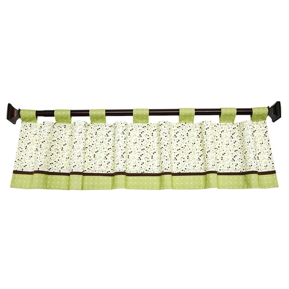 Disney My Friend Pooh Window Valance, Sage/Ivory