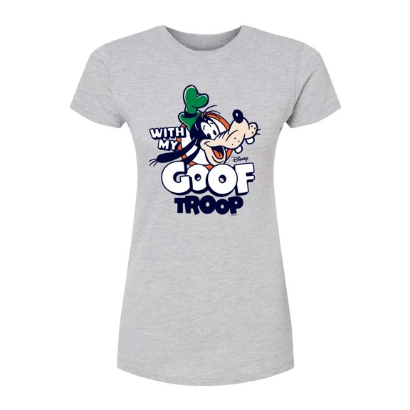 Disney - My Goof Troop - Juniors Fitted Short Sleeve Graphic T-Shirt