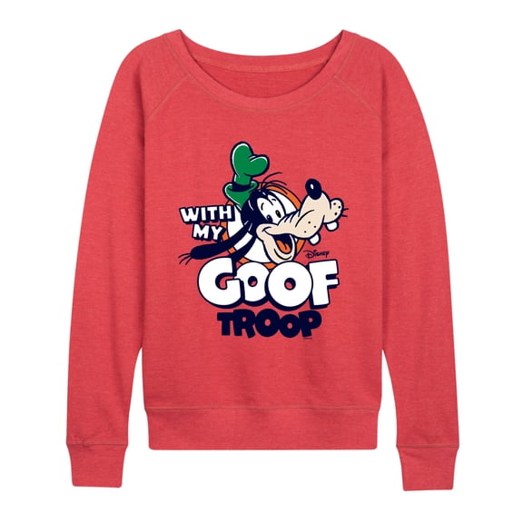 Disney - My Goof Troop - Women's French Terry Long Sleeve Pullover