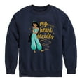 thumbnail image 1 of Disney - My Heart Decides - Toddler & Youth Crewneck Fleece Sweatshirt, 1 of 5