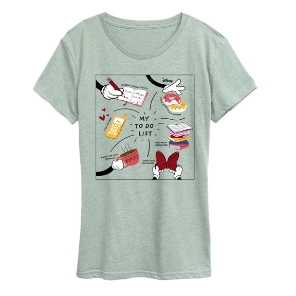 Disney - My To Do List - Women's Short Sleeve Graphic T-Shirt