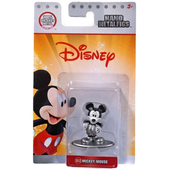 Disney Nano Metalfigs Mickey Mouse Diecast Figure (Black & White)