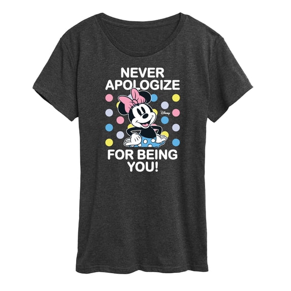 Disney - Never Apologize Women's Short Sleeve Graphic T-Shirt