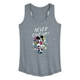 thumbnail image 1 of Disney - Never Give Up - Women's Racerback Tank Top, 1 of 5