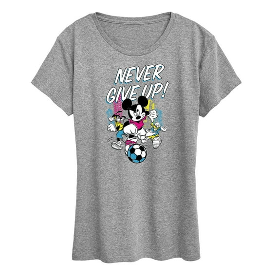 Disney - Never Give Up - Women's Short Sleeve Graphic T-Shirt