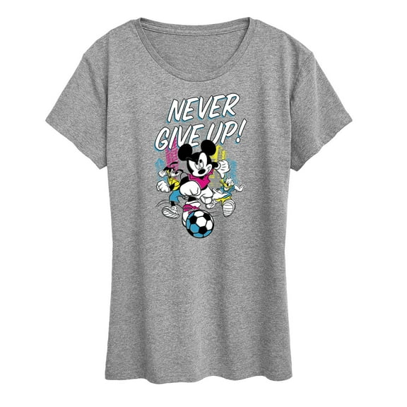 Disney - Never Give Up - Women's Short Sleeve Graphic T-Shirt