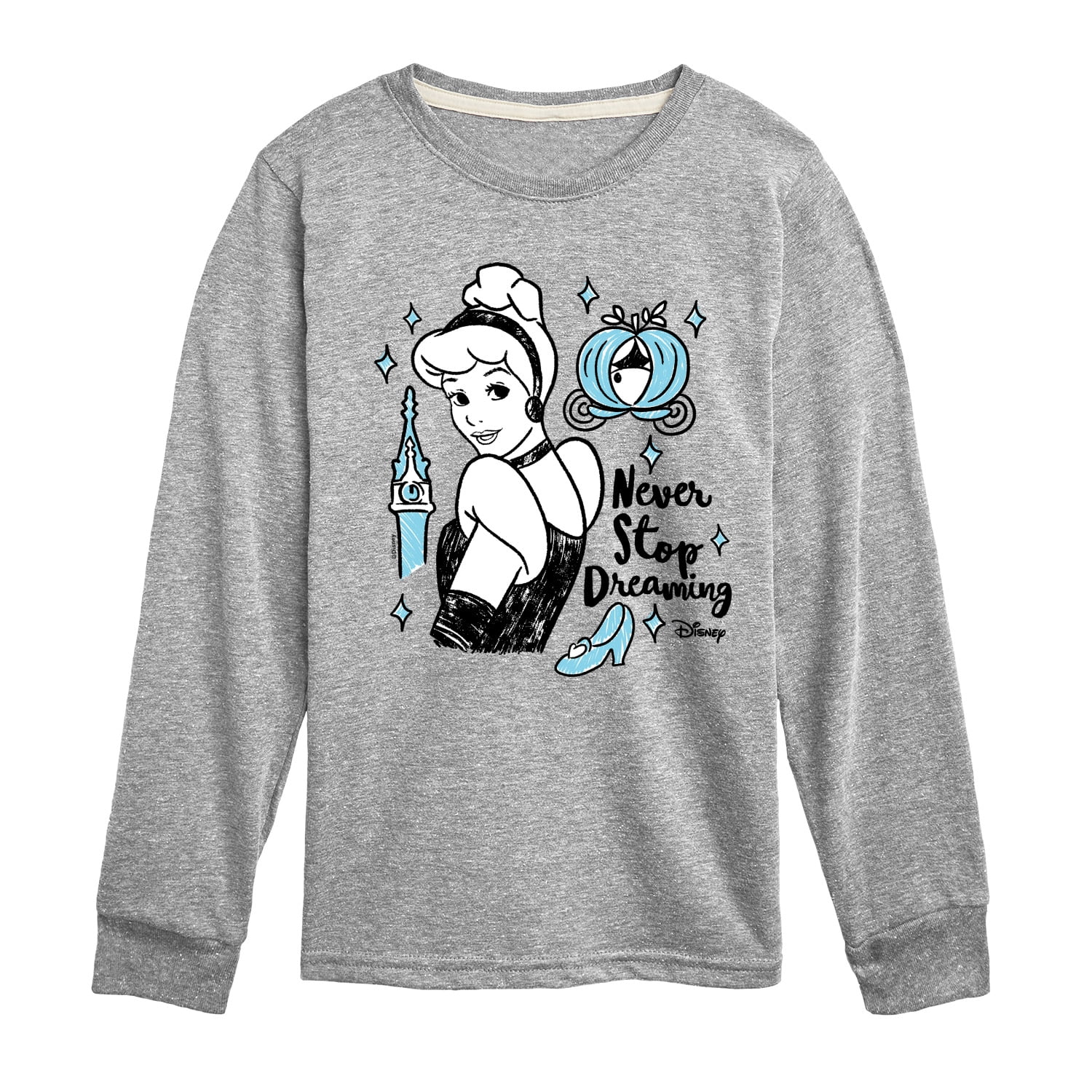 Disney - Never Stop Dreaming - Toddler & Youth Short Sleeve Graphic T ...