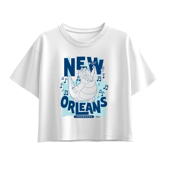 Disney - New Orleans Louis Girls' Short Sleeve Boxy Graphic T-Shirt