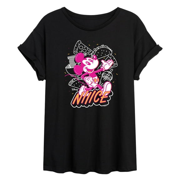 Disney - Nice Mickey - Juniors Ideal Flowy Muscle T-Shirt