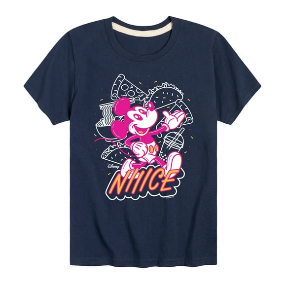 Disney - Nice Mickey - Toddler & Youth Short Sleeve Graphic T-Shirt