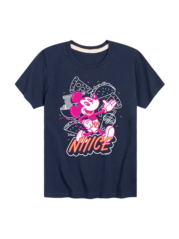 - Nice Mickey Boys' Short Sleeve Graphic T-Shirt
