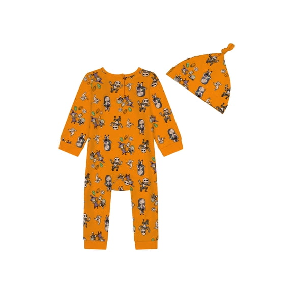 Disney Night Before Christmas Baby Coverall & Hat Set, Sizes 0M-24M