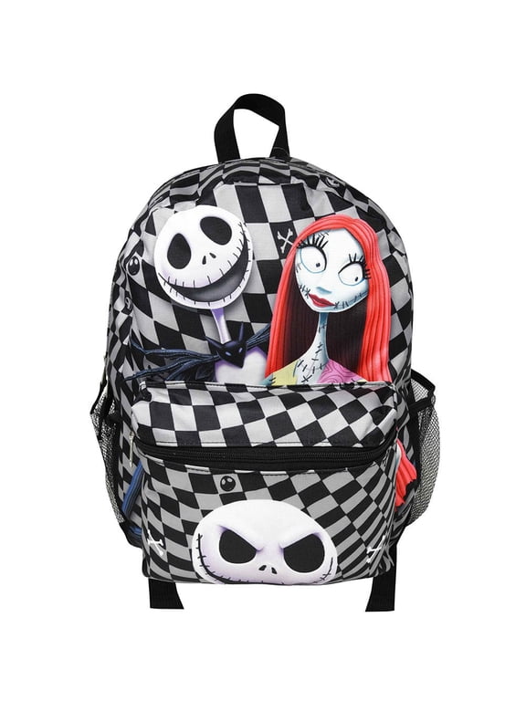 Nightmare Before Christmas 16" Backpack With 2 Mesh Side Pockets