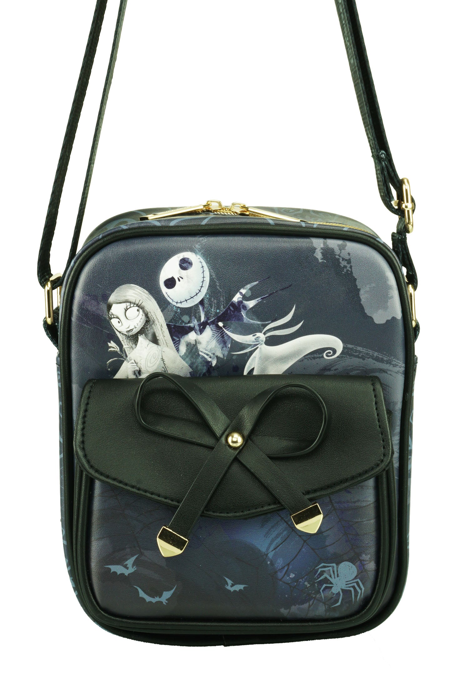 Disney Nightmare Before Christmas 8" Vegan Leather Crossbody Shoulder Bag